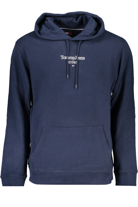 TOMMY HILFIGER MEN'S BLUE ZIPLESS SWEATSHIRT