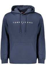 TOMMY HILFIGER MEN'S BLUE ZIP-UP SWEATSHIRT