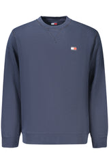 TOMMY HILFIGER MEN'S BLUE ZIP-UP SWEATSHIRT