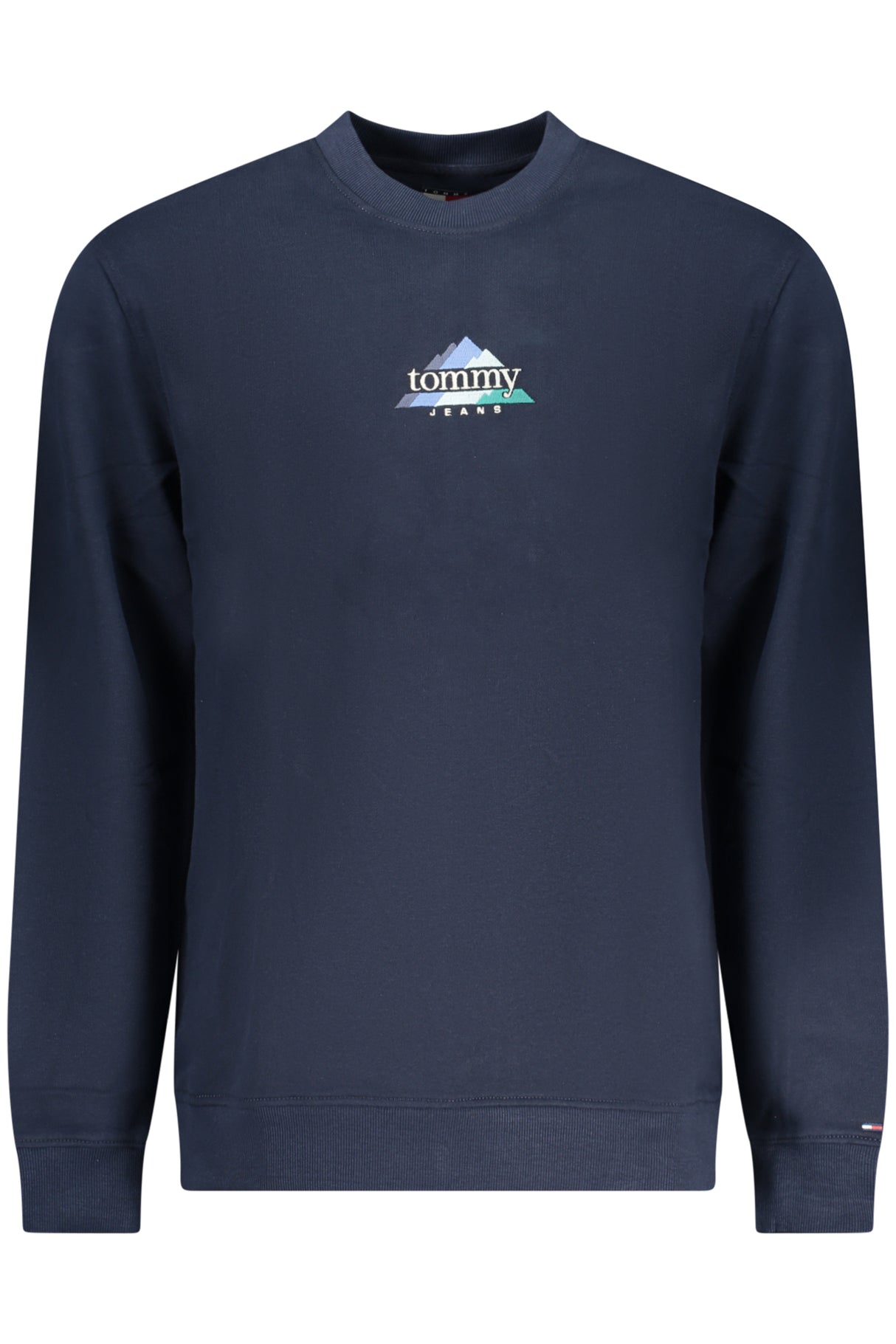 TOMMY HILFIGER MEN'S BLUE ZIP-UP SWEATSHIRT