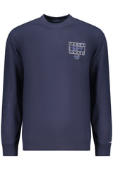 TOMMY HILFIGER MEN'S BLUE ZIP-UP SWEATSHIRT