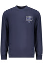 TOMMY HILFIGER MEN'S BLUE ZIP-UP SWEATSHIRT