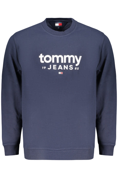 TOMMY HILFIGER MEN'S BLUE ZIP-UP SWEATSHIRT