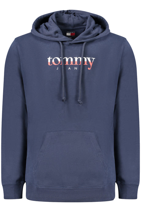 TOMMY HILFIGER MEN'S BLUE ZIP-UP SWEATSHIRT