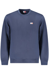 TOMMY HILFIGER MEN'S BLUE ZIP-UP SWEATSHIRT