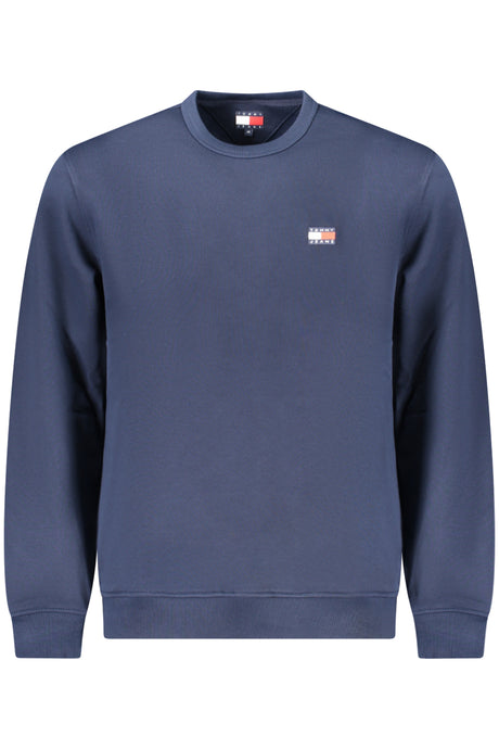 TOMMY HILFIGER MEN'S BLUE ZIP-UP SWEATSHIRT
