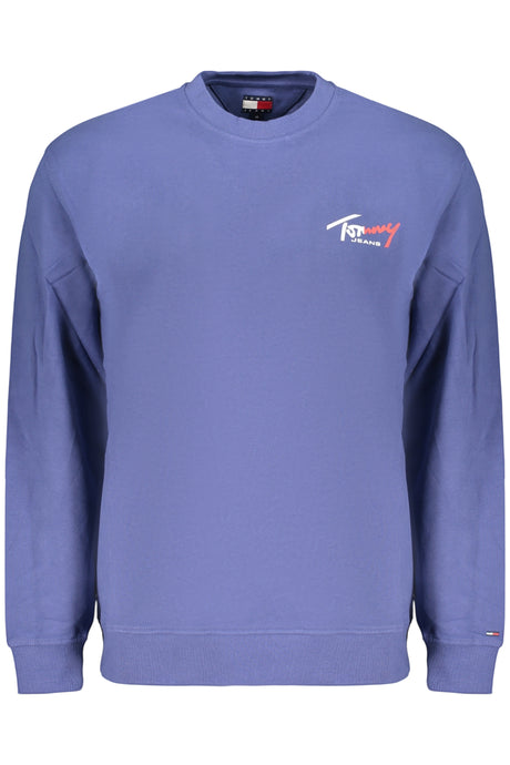 TOMMY HILFIGER MEN'S BLUE ZIP-UP SWEATSHIRT