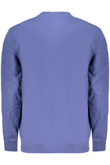 TOMMY HILFIGER MEN'S BLUE ZIP-UP SWEATSHIRT