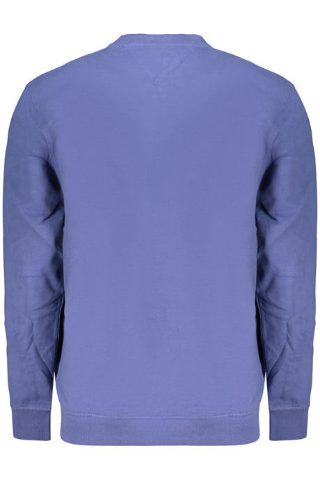 TOMMY HILFIGER MEN'S BLUE ZIP-UP SWEATSHIRT