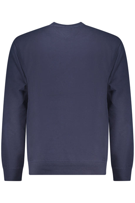 TOMMY HILFIGER MEN'S BLUE ZIP-UP SWEATSHIRT