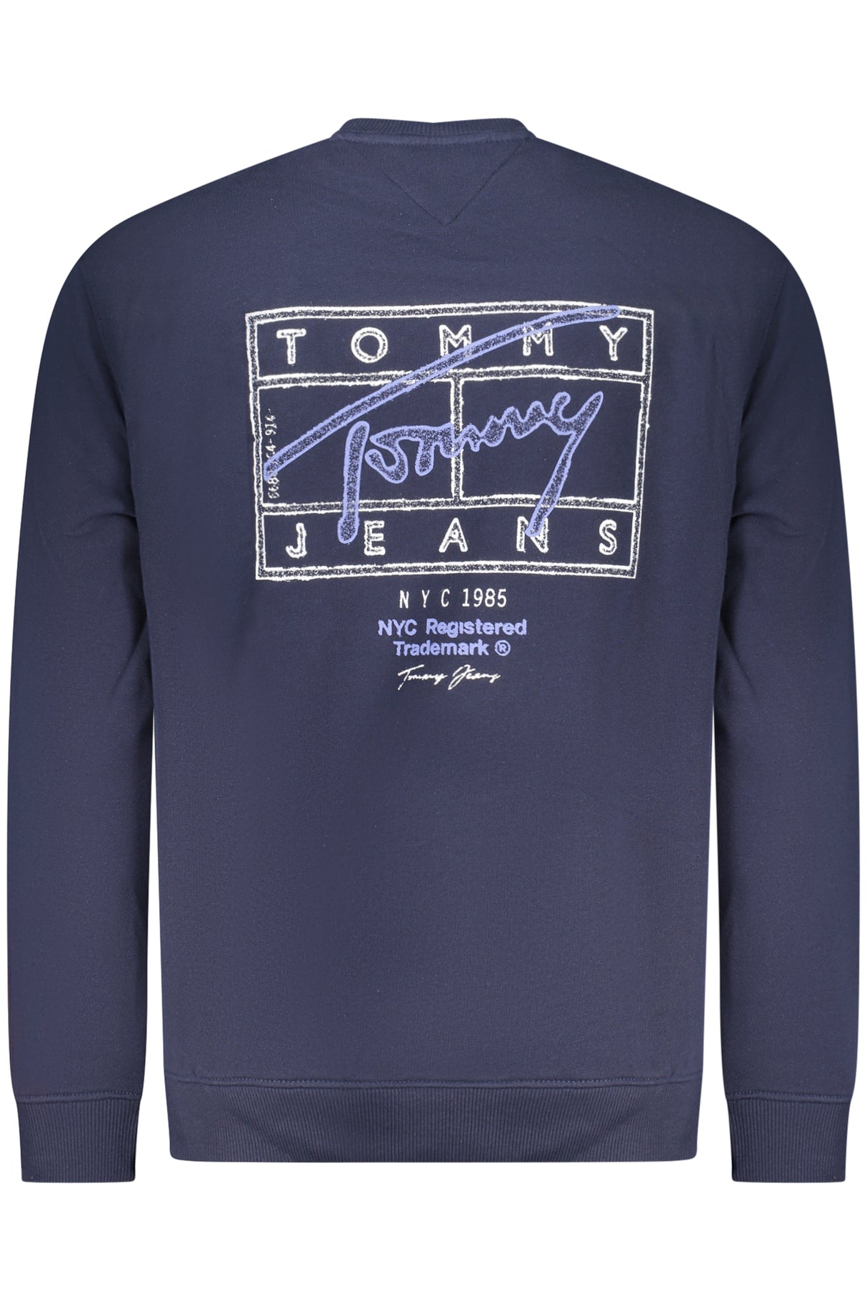 TOMMY HILFIGER MEN'S BLUE ZIP-UP SWEATSHIRT