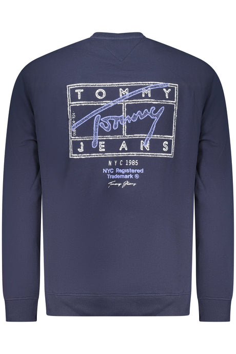 TOMMY HILFIGER MEN'S BLUE ZIP-UP SWEATSHIRT