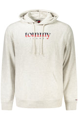 TOMMY HILFIGER MEN'S GRAY ZIP-UP SWEATSHIRT