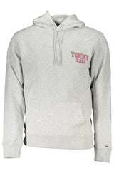 TOMMY HILFIGER MEN'S ZIP-UP SWEATSHIRT GREY