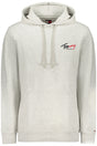 TOMMY HILFIGER MEN'S GRAY ZIP-UP SWEATSHIRT