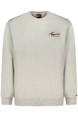TOMMY HILFIGER MEN'S GRAY ZIP-UP SWEATSHIRT