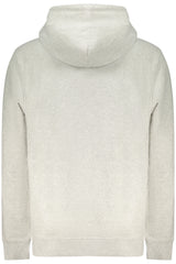 TOMMY HILFIGER MEN'S GRAY ZIP-UP SWEATSHIRT