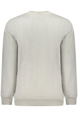 TOMMY HILFIGER MEN'S GRAY ZIP-UP SWEATSHIRT