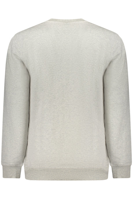 TOMMY HILFIGER MEN'S GRAY ZIP-UP SWEATSHIRT