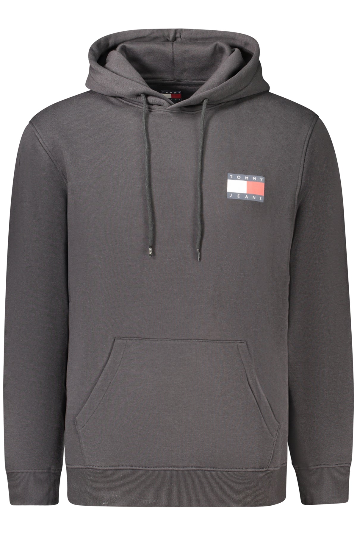 TOMMY HILFIGER MEN'S BLACK ZIP-UP SWEATSHIRT