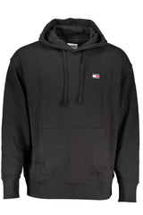TOMMY HILFIGER MEN'S BLACK ZIPLESS SWEATSHIRT