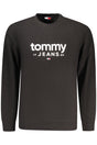 TOMMY HILFIGER MEN'S BLACK ZIP-UP SWEATSHIRT