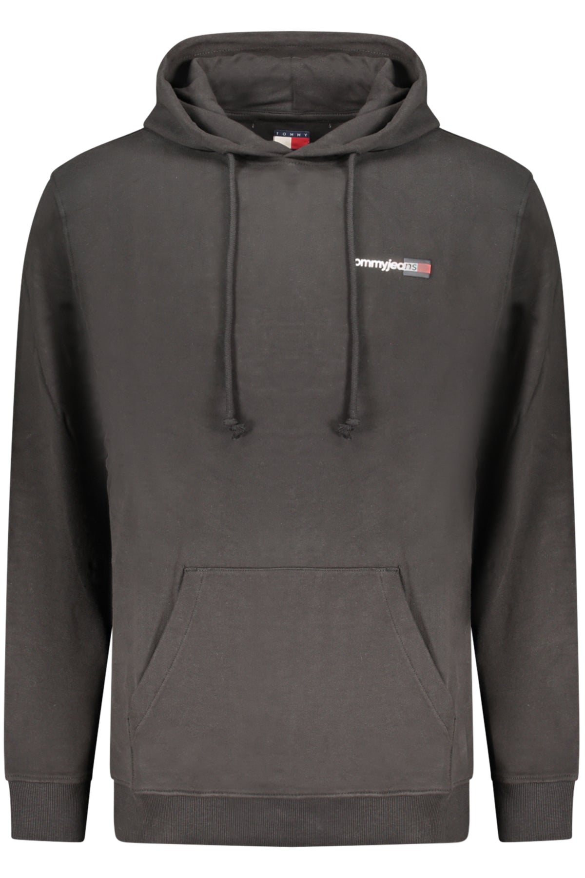 TOMMY HILFIGER MEN'S BLACK ZIP-UP SWEATSHIRT