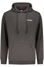 TOMMY HILFIGER MEN'S BLACK ZIP-UP SWEATSHIRT