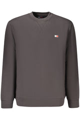 TOMMY HILFIGER MEN'S BLACK ZIP-UP SWEATSHIRT