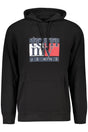 TOMMY HILFIGER MEN'S BLACK ZIP-UP SWEATSHIRT