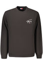 TOMMY HILFIGER MEN'S BLACK ZIP-UP SWEATSHIRT