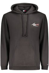 TOMMY HILFIGER MEN'S BLACK ZIP-UP SWEATSHIRT