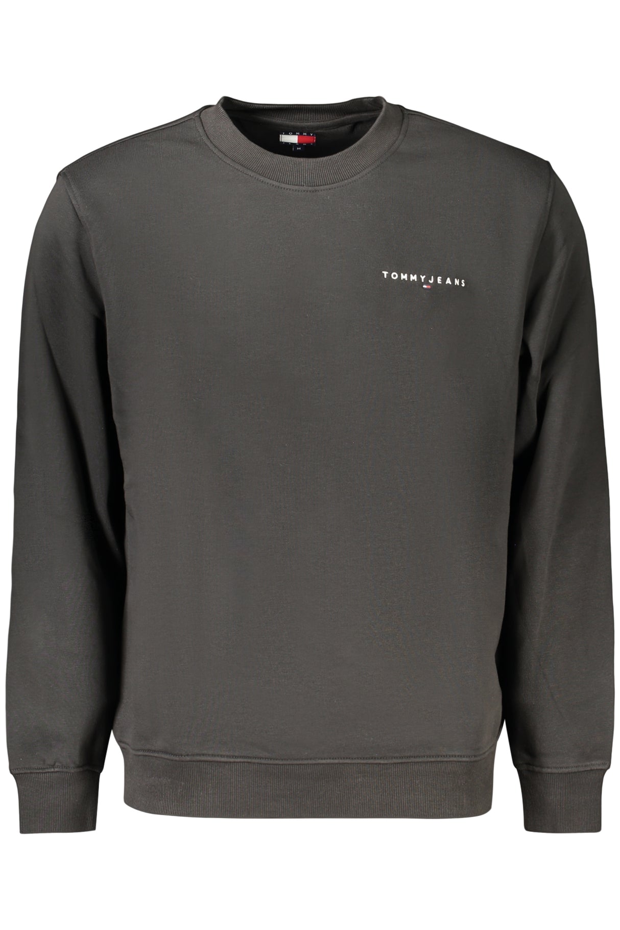 TOMMY HILFIGER MEN'S BLACK ZIP-UP SWEATSHIRT