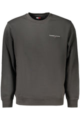 TOMMY HILFIGER MEN'S BLACK ZIP-UP SWEATSHIRT