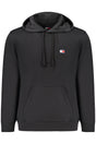 TOMMY HILFIGER MEN'S BLACK ZIP-UP SWEATSHIRT