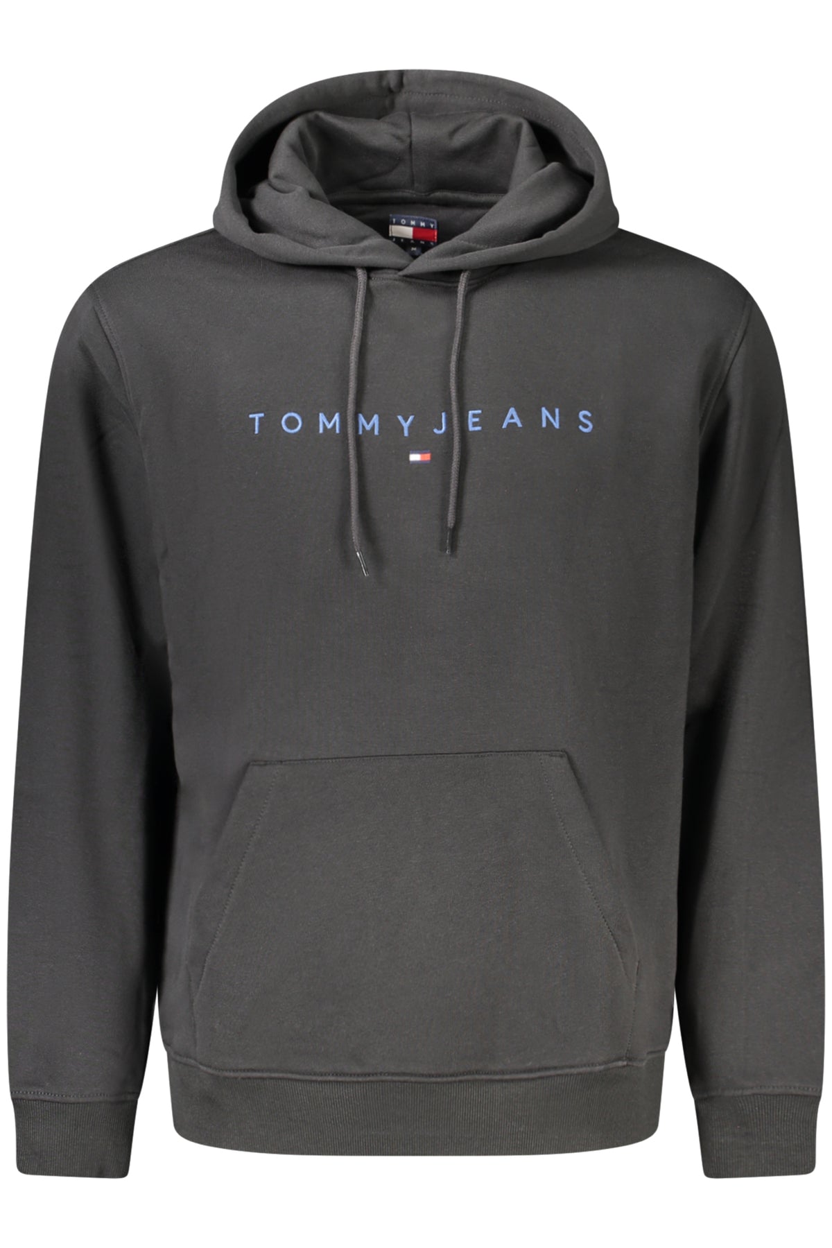 TOMMY HILFIGER MEN'S BLACK ZIP-UP SWEATSHIRT