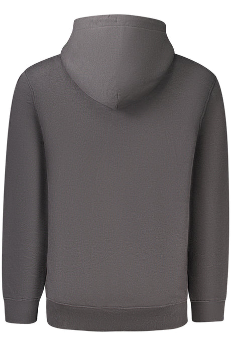 TOMMY HILFIGER MEN'S BLACK ZIP-UP SWEATSHIRT
