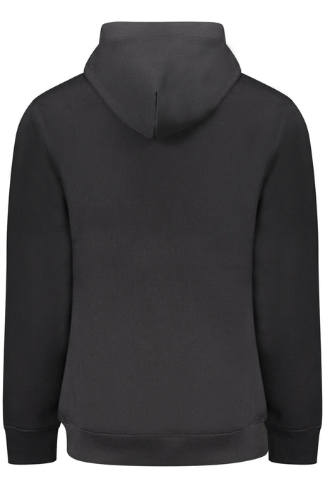 TOMMY HILFIGER MEN'S BLACK ZIP-UP SWEATSHIRT