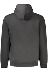 TOMMY HILFIGER MEN'S BLACK ZIP-UP SWEATSHIRT