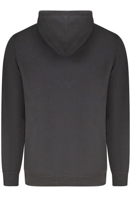 TOMMY HILFIGER MEN'S BLACK ZIP-UP SWEATSHIRT