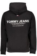 TOMMY HILFIGER MEN'S BLACK ZIPLESS SWEATSHIRT