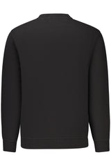 TOMMY HILFIGER MEN'S BLACK ZIP-UP SWEATSHIRT