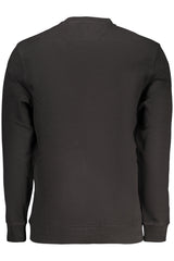 TOMMY HILFIGER MEN'S BLACK ZIP-UP SWEATSHIRT