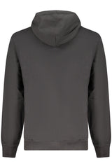TOMMY HILFIGER MEN'S BLACK ZIP-UP SWEATSHIRT