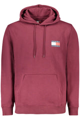 TOMMY HILFIGER MEN'S RED ZIP-UP SWEATSHIRT