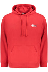 TOMMY HILFIGER MEN'S RED ZIP-UP SWEATSHIRT