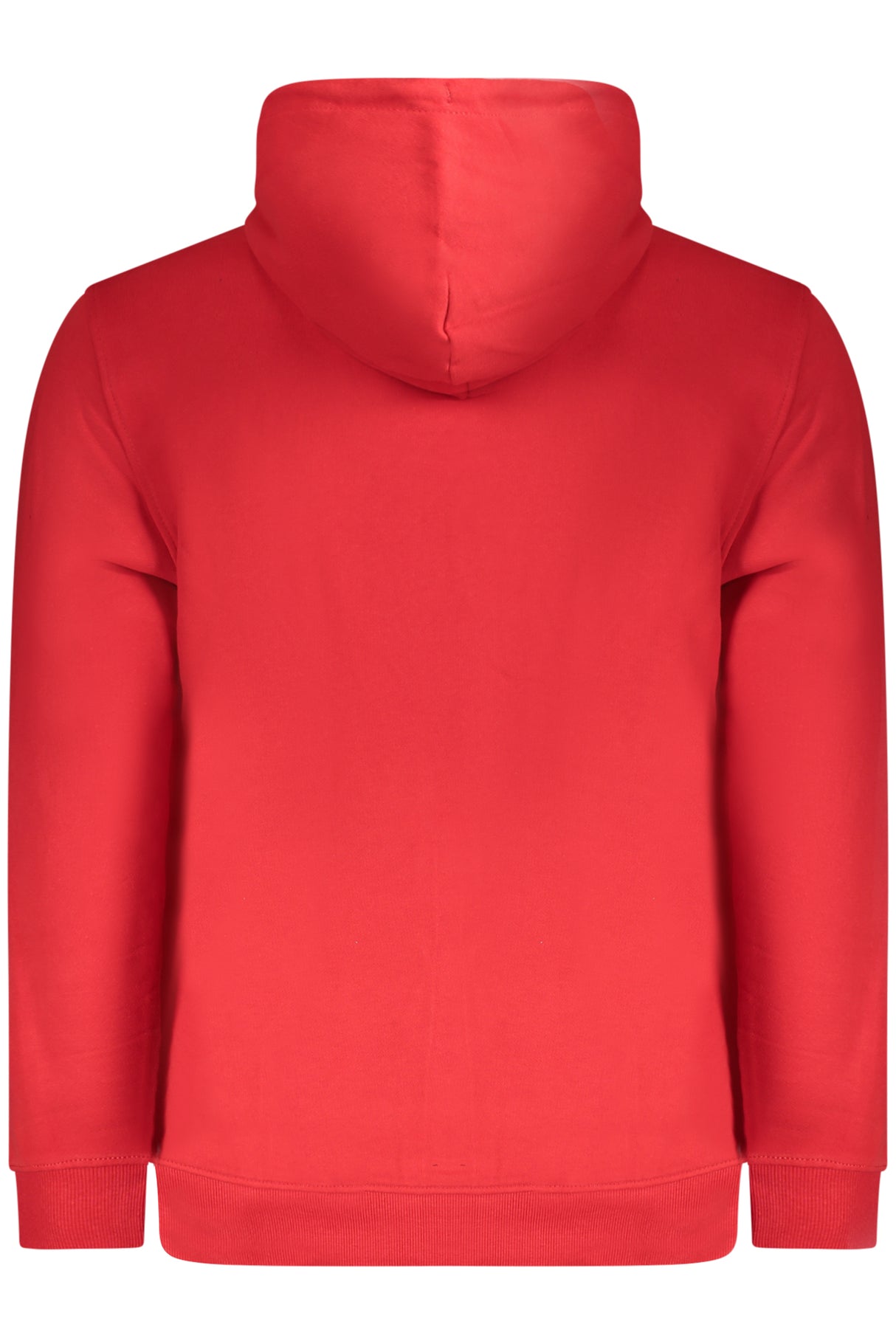 TOMMY HILFIGER MEN'S RED ZIP-UP SWEATSHIRT