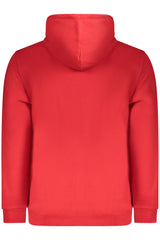 TOMMY HILFIGER MEN'S RED ZIP-UP SWEATSHIRT