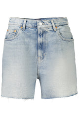 TOMMY HILFIGER JEANS SHORT WOMEN BLUE