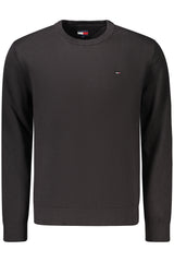 TOMMY HILFIGER MEN'S BLACK SWEATER